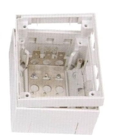 Коробка КВ-РПК-30 распределительная пластиковая со встроенным замком, емкостью до 30 пар, 
