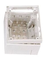Коробка КВ-РПК-30 распределительная пластиковая со встроенным замком, емкостью до 30 пар, 