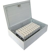 Распределительный бокс КВ-РПБ-З-100 пластиковый со встроенным замком, емкостью до 100 пар